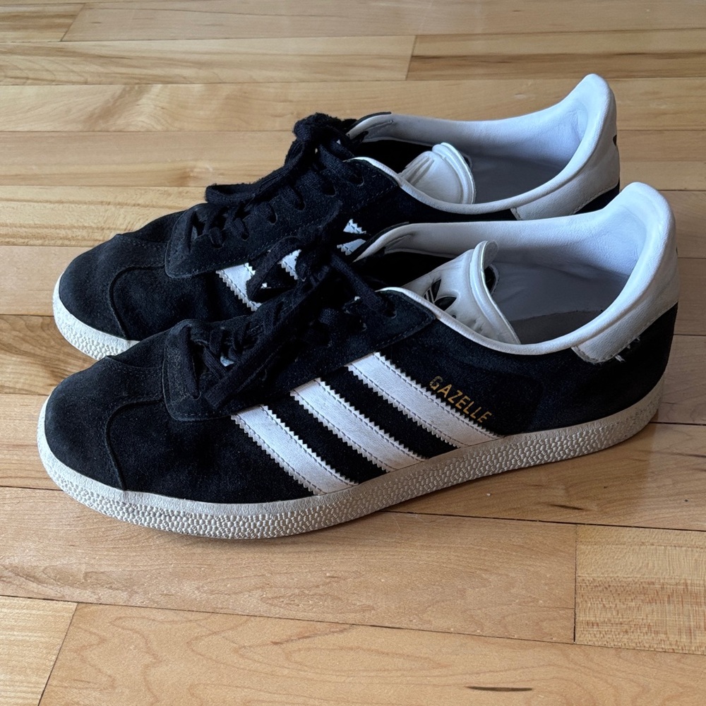 Adidas Gazelle Black Suede Sneakers